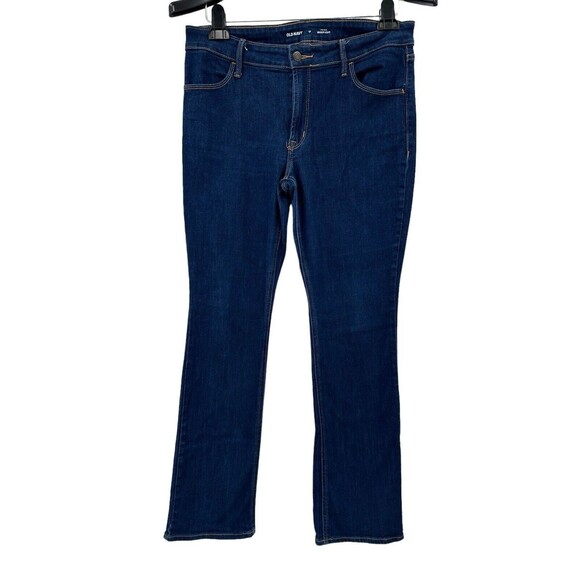 Old Navy Denim - Old Navy Jeans 12 Women's Mid Rise Boot-Cut Dark Wash Stretch